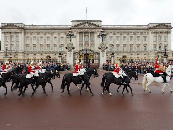 Guarda do Palácio de Buckingham. Londres, Inglaterra