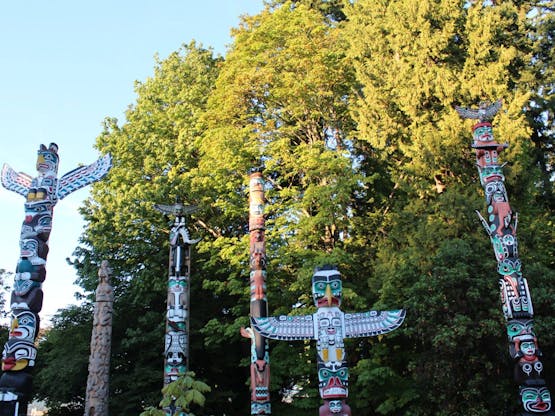 Totems no Stanley Park Totems no Stanley Park