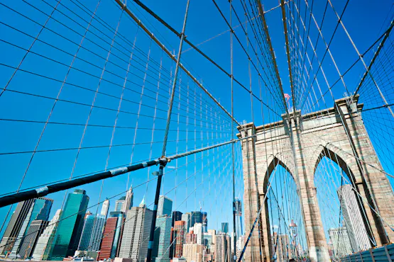 Ponte do Brooklyn. Nova York, EUA