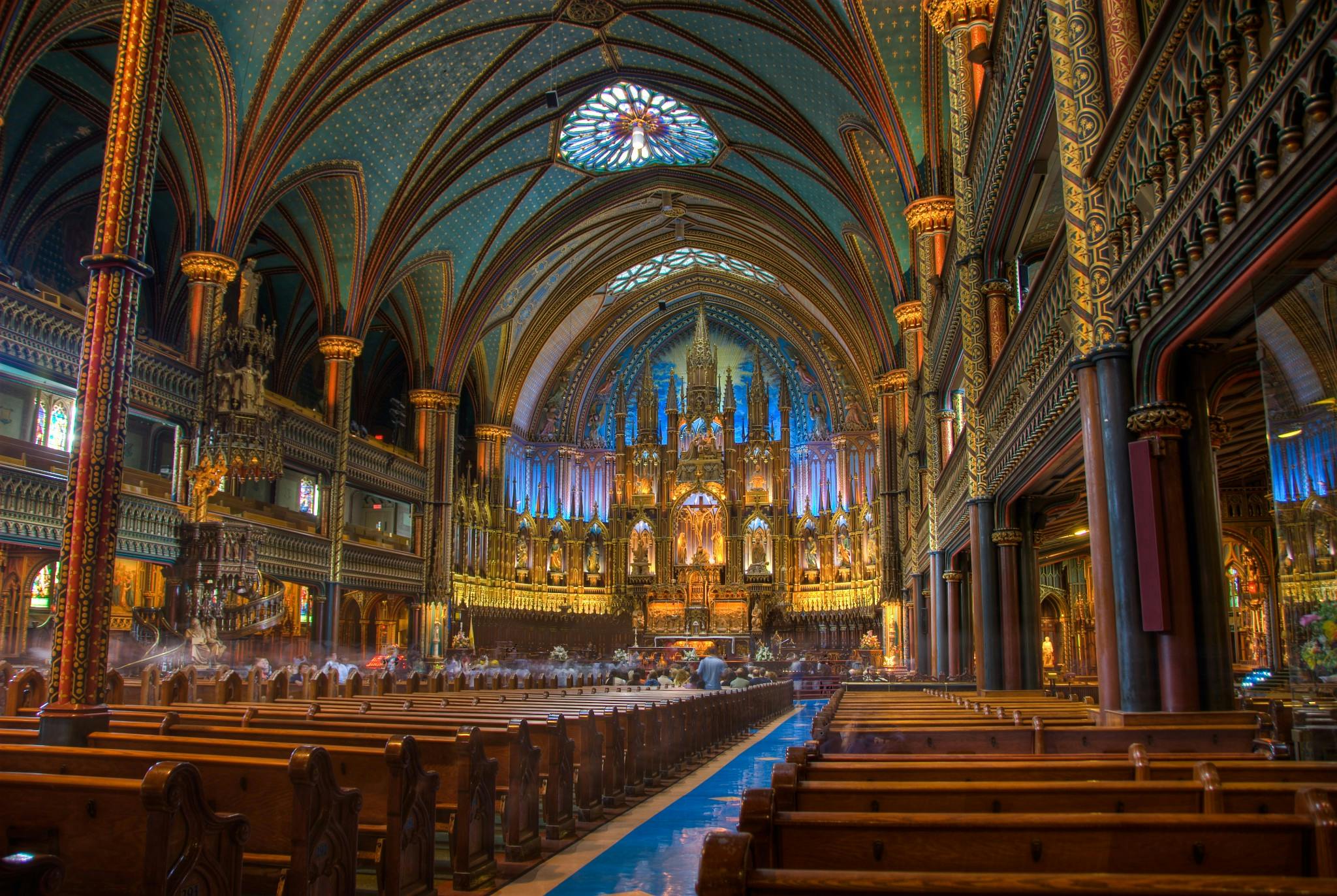 Notre Dame Basilica, Montreal, Canada скачать