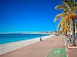 Calçadão Promenade des Anglais. Nice, França