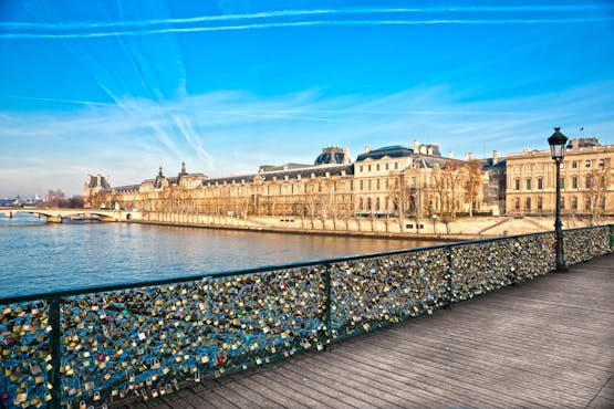 Pont des Arts. Paris, França Pont des Arts. Paris, França