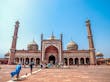 Jama Masjid, a maior mesquita do país. Nova Déli, Índia