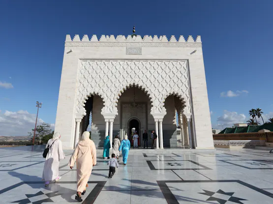 Mausoléu de Mohammed V. Rabat, Marrocos Mausoléu de Mohammed V. Rabat, Marrocos