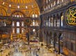 Interior da Basílica de Santa Sofia. Istambul, Turquia