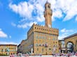 Piazza della Signoria e Palazzo Vecchio. Florença, Itália