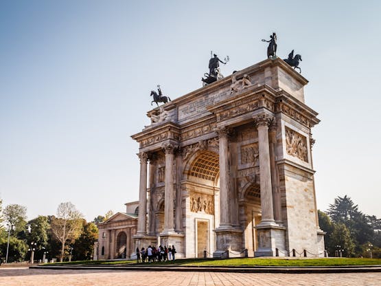 Arco della Pace. Milão, Itália